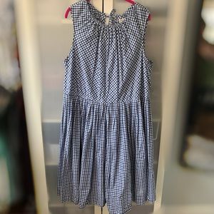Breezy Blue and White Gingham Dress!